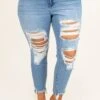 Rise Higher Mom Jeans, Light Denim 2 Rise Higher Mom Jeans, Light Denim -Chic Soul Store RiseHigherMomJeans LightDenim 3
