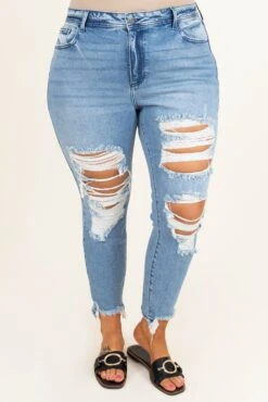 Rise Higher Mom Jeans, Light Denim