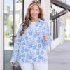 Rising Rose Jacket, Denim 2 Rising Rose Jacket, Denim -Chic Soul Store RisingRoseCoat Denim 7