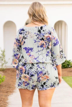 Roll On Romper, Sage -Chic Soul Store RollOnRomper Sage 2