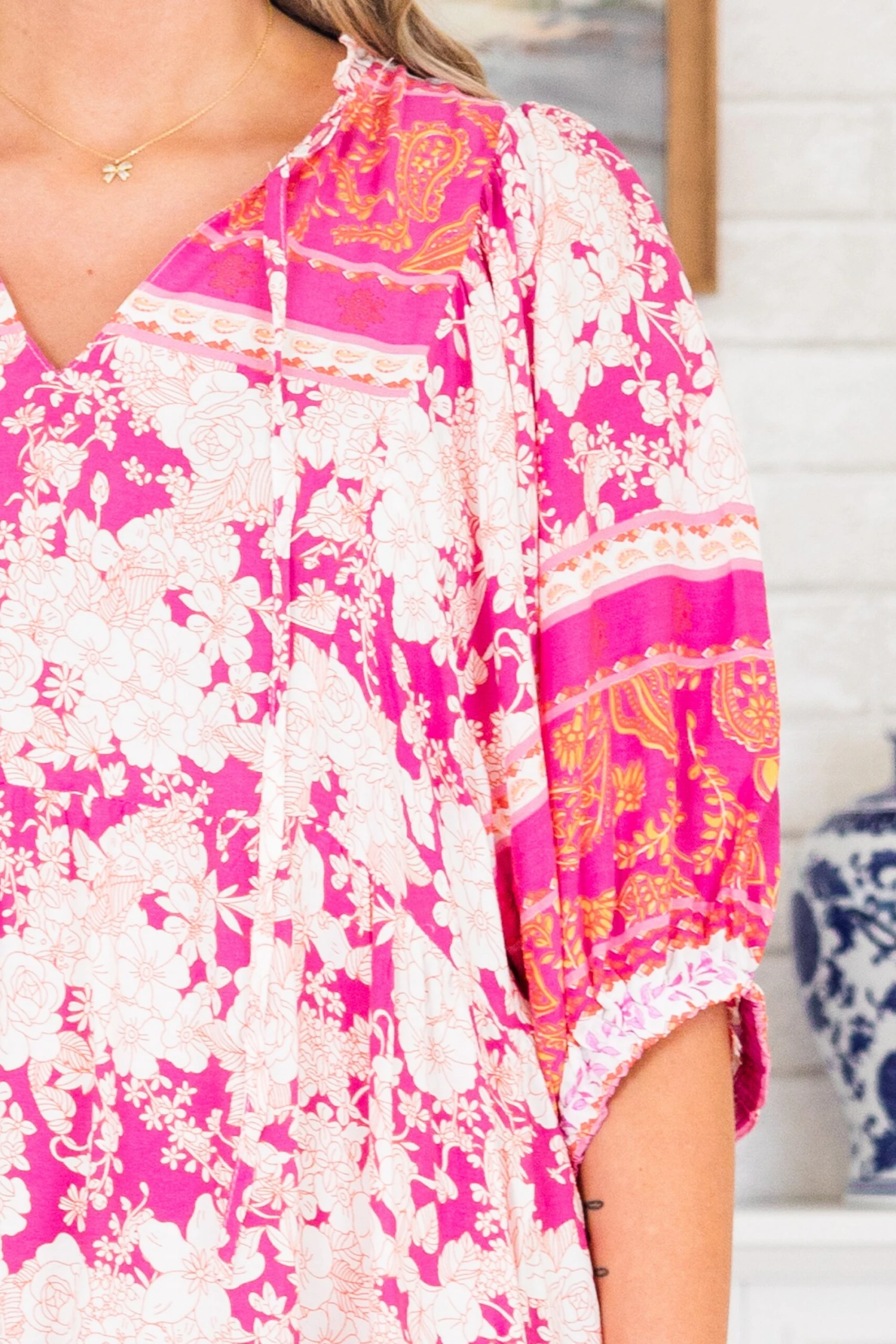 Rosewater Skies Dress, Pink 6 Rosewater Skies Dress, Pink - Image 4