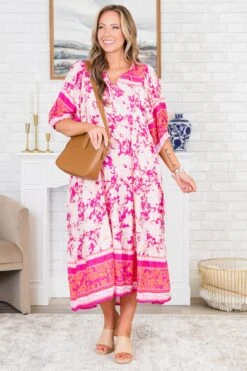 Rosewater Skies Dress, Pink 11 Rosewater Skies Dress, Pink -Chic Soul Store RosewaterSkiesDress Pink 6