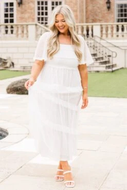 Ruffle Some Feathers Dress, Off White 10 Ruffle Some Feathers Dress, Off White -Chic Soul Store RuffleSomeFeathersDress OffWhite 5