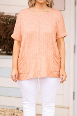 Run That Back Top, Coral -Chic Soul Store RunThatBackTop Coral 2