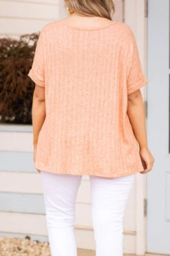 Run That Back Top, Coral -Chic Soul Store RunThatBackTop Coral