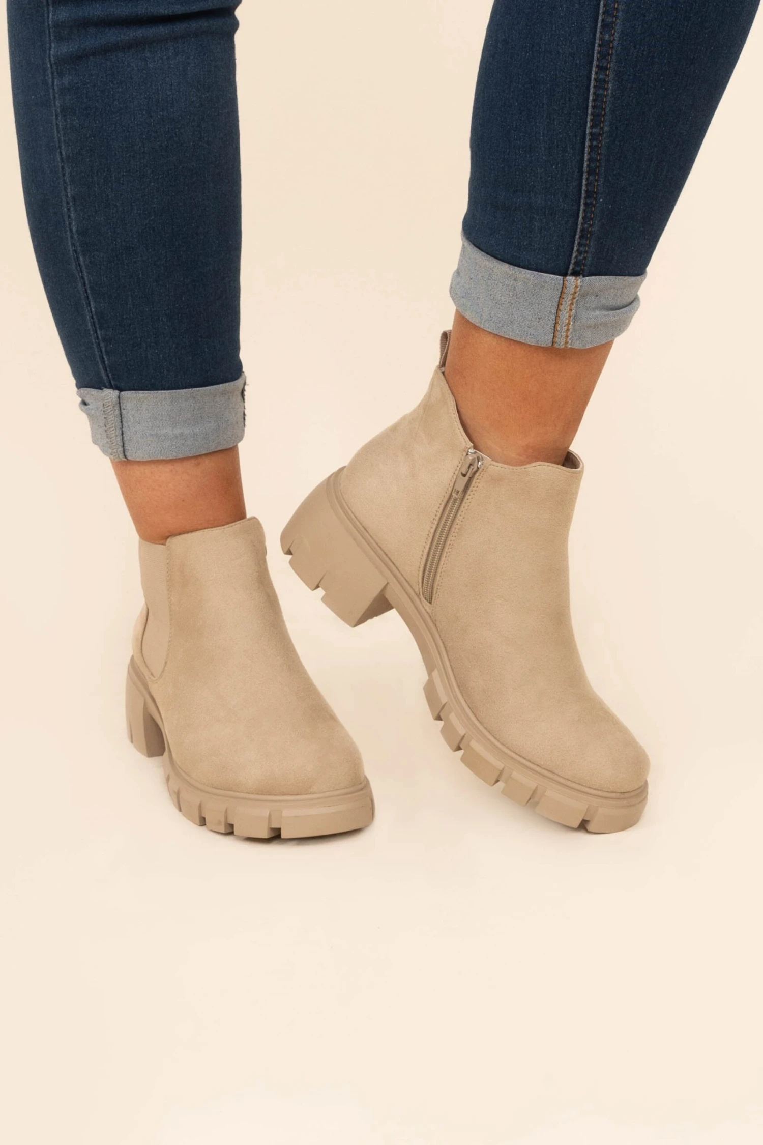 Run The Town Booties, Wheat 4 Run The Town Booties, Wheat - Image 2