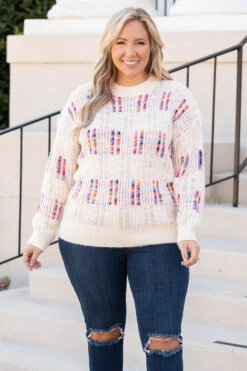 Running Down To The Riptide Sweater, Oatmeal