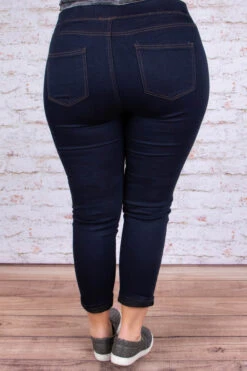 Watch Me Go Jeggings, Super Dark Wash 10 Watch Me Go Jeggings, Super Dark Wash -Chic Soul Store SOL 0497 Edit