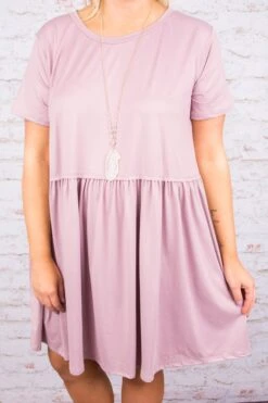 Bold Spirit Dress, Lavender -Chic Soul Store SOL 0811