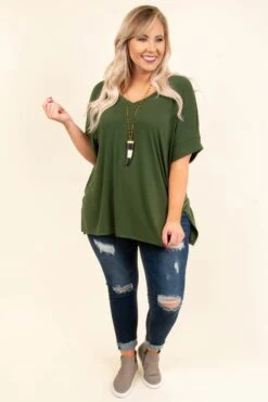 Comfy Travels Top, Army Green 8 Comfy Travels Top, Army Green -Chic Soul Store SOL 2501 Edit