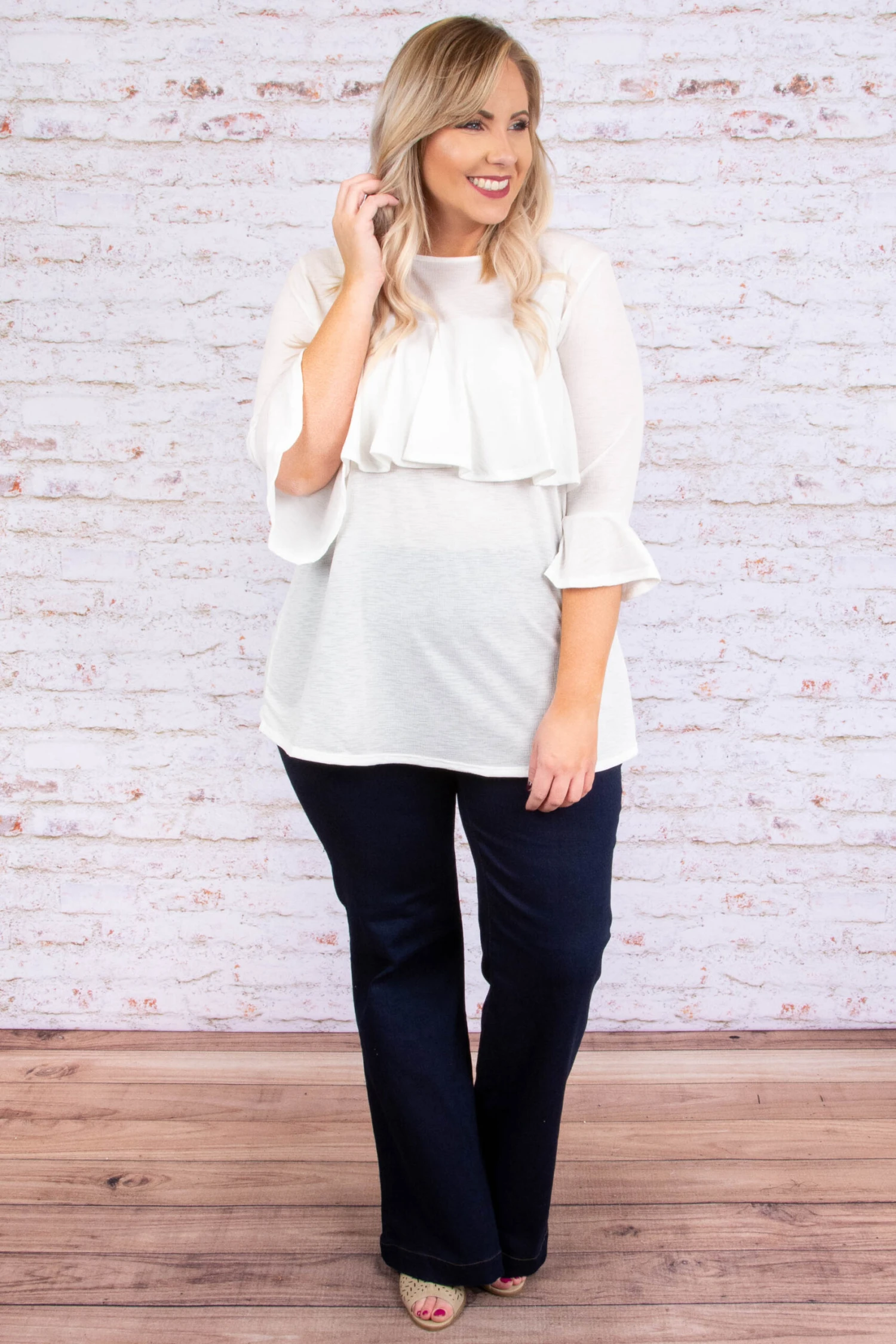 Dare To Flare Jeans, Super Dark Wash 4 Dare To Flare Jeans, Super Dark Wash - Image 2