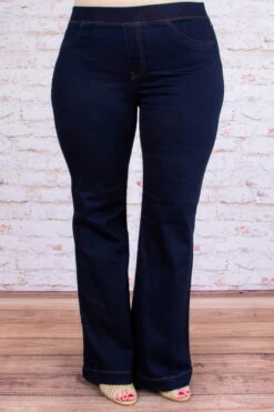 Dare To Flare Jeans, Super Dark Wash 9 Dare To Flare Jeans, Super Dark Wash -Chic Soul Store SOL 2672 Edit