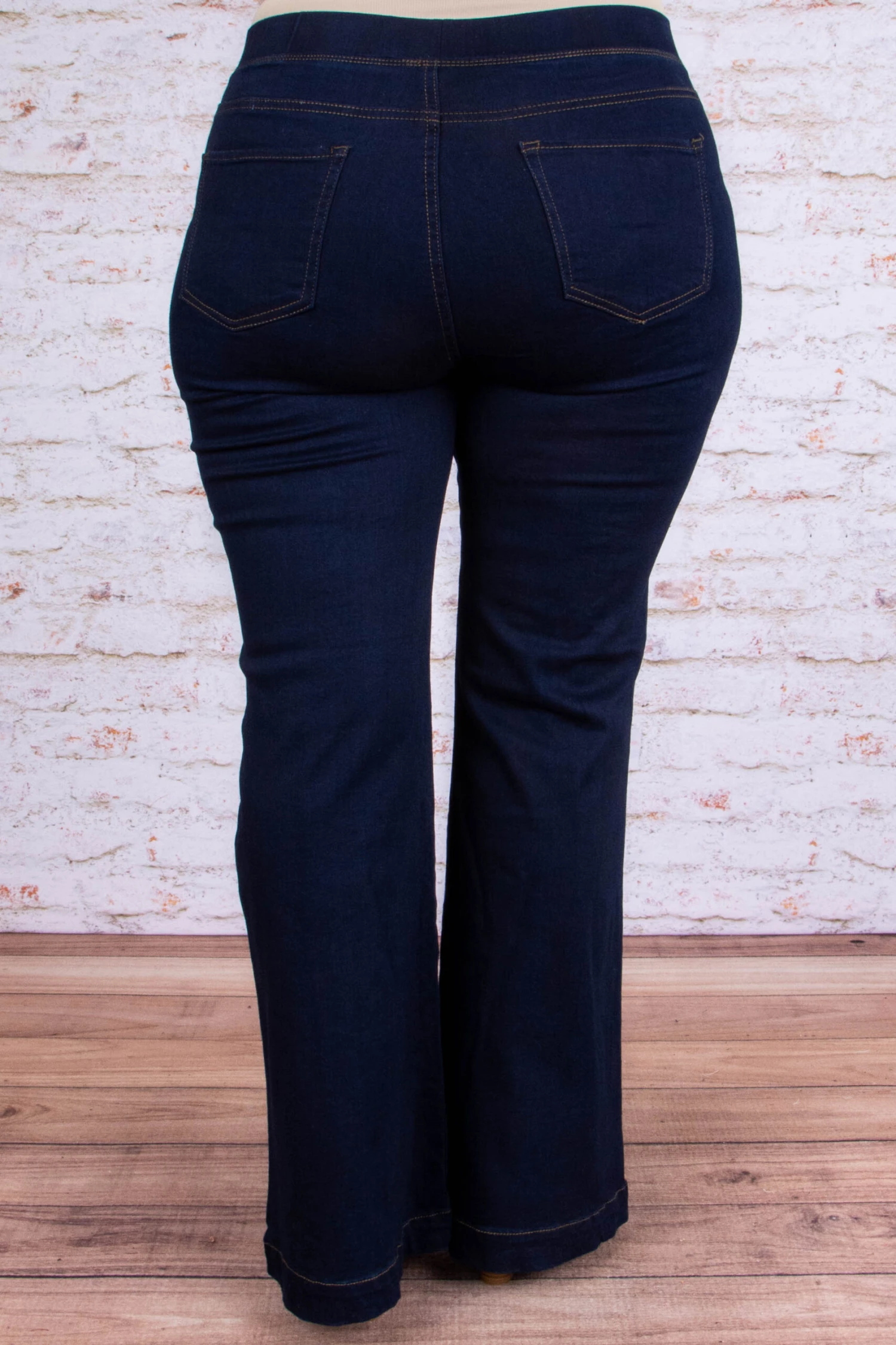 Dare To Flare Jeans, Super Dark Wash 6 Dare To Flare Jeans, Super Dark Wash - Image 4