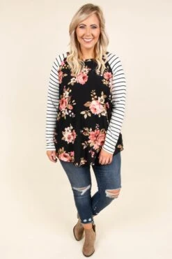 Little Crush Top, Black -Chic Soul Store SOL 3827 9c24e874 5efd 4e28 9320 e8689c313164