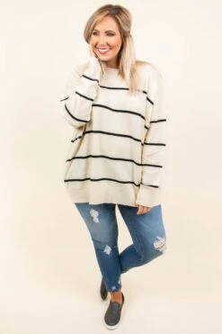 Slumber Party Sweater, Ivory-Black 8 Slumber Party Sweater, Ivory-Black -Chic Soul Store SOL 6442 8f0af865 f4cf 486f a8d9 ada65b134f98