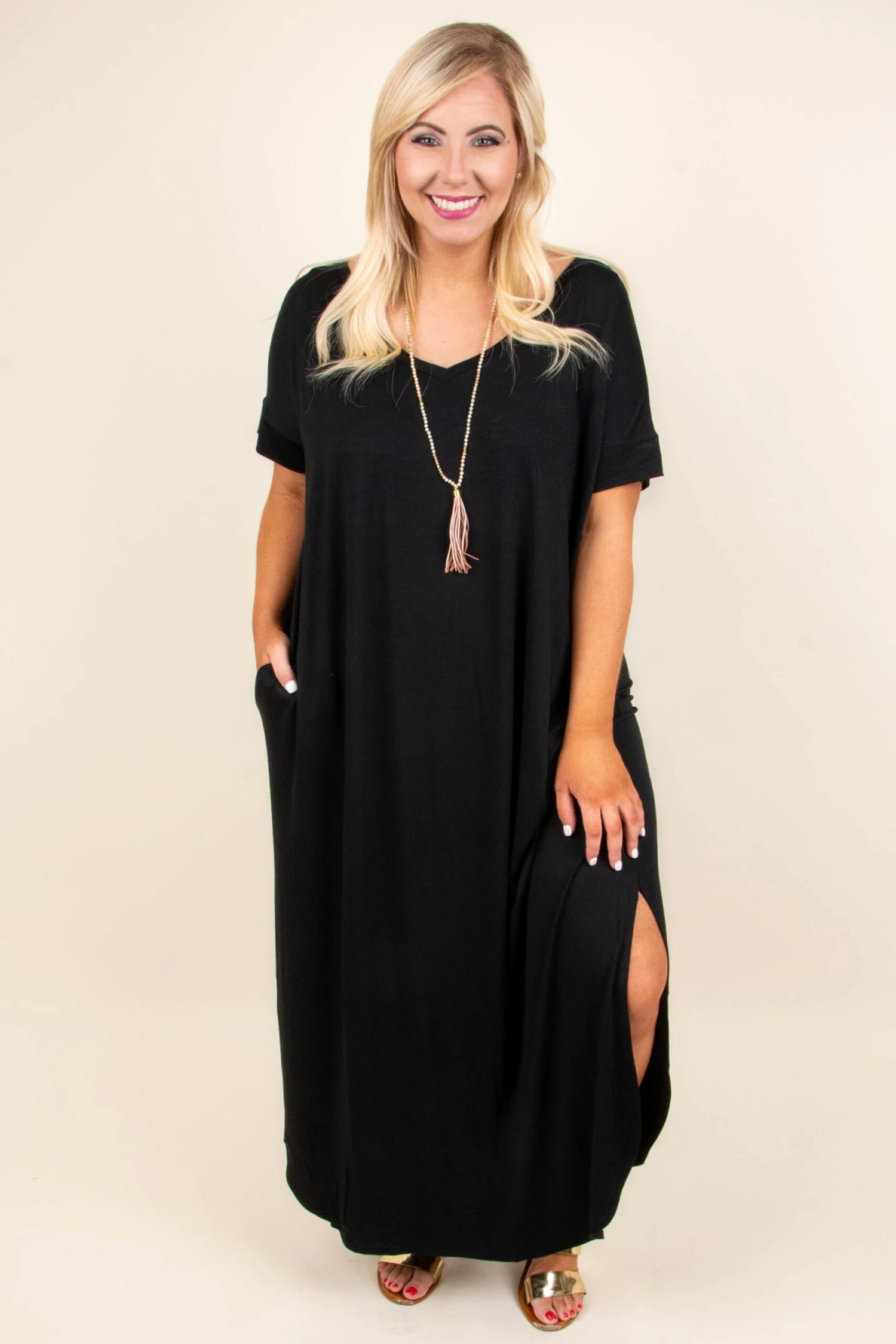 All Summer Long Maxi Dress, Black 3 All Summer Long Maxi Dress, Black