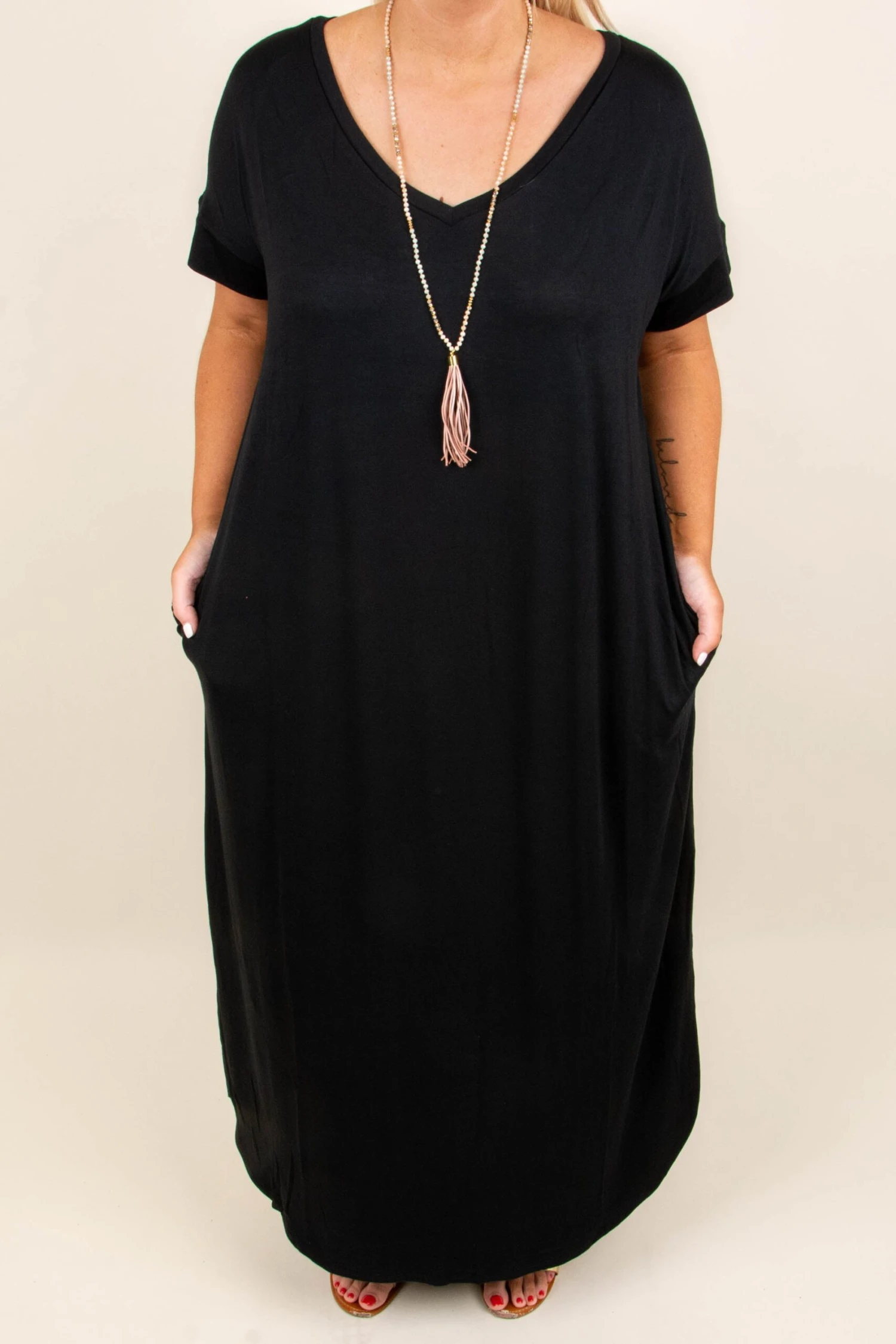 All Summer Long Maxi Dress, Black 5 All Summer Long Maxi Dress, Black - Image 3
