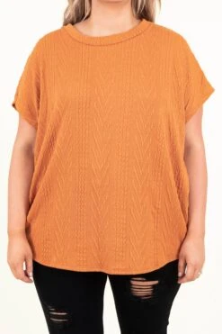 Sandy Dream Top, Rust -Chic Soul Store SandyDreamTop Rust 9413