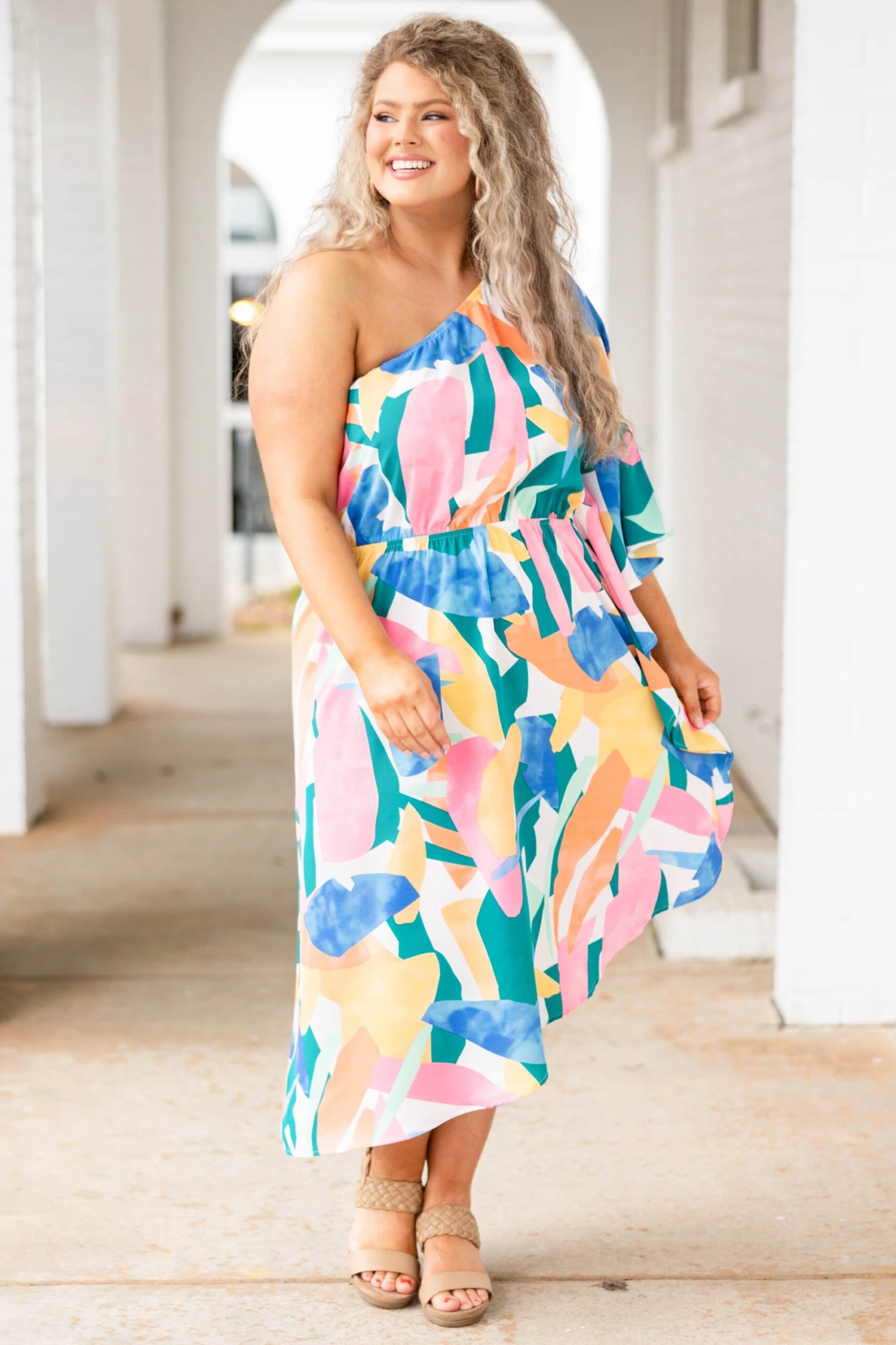 Sandy Gal Dress, Green 5 Sandy Gal Dress, Green - Image 3