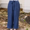 Sandy Shoreline Pants, Navy Blue -Chic Soul Store SandyShorelinePants NavyBlue 7