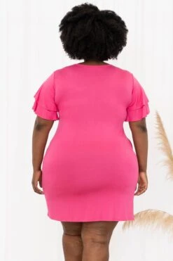 Sassy Girl Only Dress, Fuchsia 12 Sassy Girl Only Dress, Fuchsia -Chic Soul Store SassyGirlOnlyDress Fuchsia 2