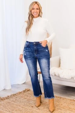 Saturday Vibes Jeans, Dark Wash -Chic Soul Store SaturdayVibesJeans DarkWash 5