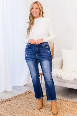 Saturday Vibes Jeans, Dark Wash -Chic Soul Store SaturdayVibesJeans DarkWash 6