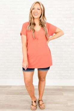 Save Me Top, Coral -Chic Soul Store SaveMeTop Coral 5