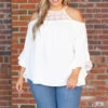 Saved By Above Top, White -Chic Soul Store SavedByAboveTop White 3104