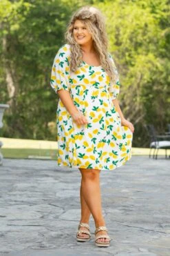 Say It To Me Dress, Yellow -Chic Soul Store SayItToMeDress Yellow 24