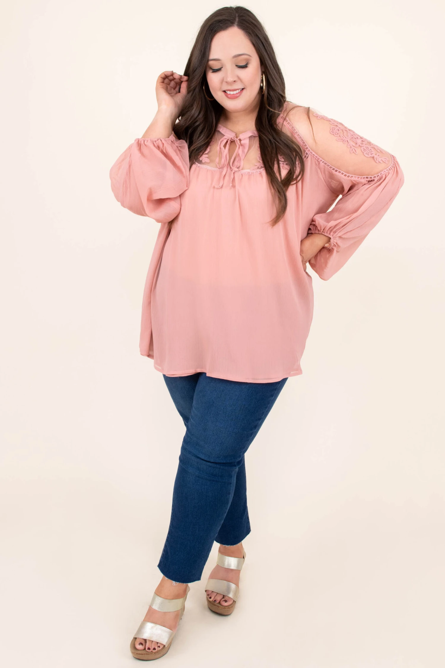 Say Something Blouse, Blush 4 Say Something Blouse, Blush - Image 2
