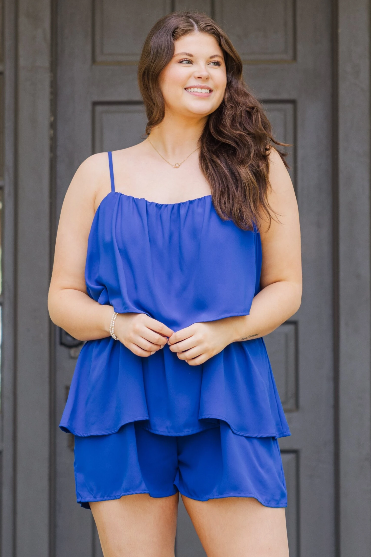 Seaside Strolls Romper, Royal Blue 4 Seaside Strolls Romper, Royal Blue - Image 2