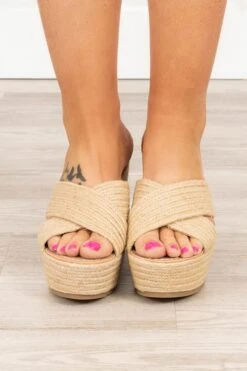 Seaside Wishes Wedges, Tan 11 Seaside Wishes Wedges, Tan -Chic Soul Store SeasideWishesWedges Tan 3