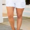 Season Of Song Shorts, White -Chic Soul Store SeasonOfSongShorts White 7842