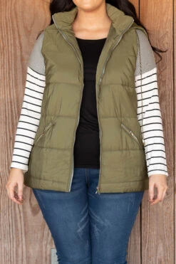 Seasons Change Vest, Olive -Chic Soul Store SeasonsChangeVest Olive 6780