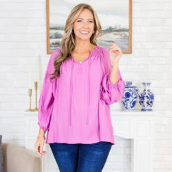 Secret Garden Blouse, Lavender