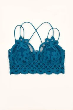 Secretly Stunning Bralette, Teal -Chic Soul Store SecretlyStunningBralette Teal 1