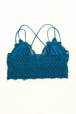 Secretly Stunning Bralette, Teal -Chic Soul Store SecretlyStunningBralette Teal 3