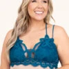 Secretly Stunning Bralette, Teal -Chic Soul Store SecretlyStunningBralette Teal 5