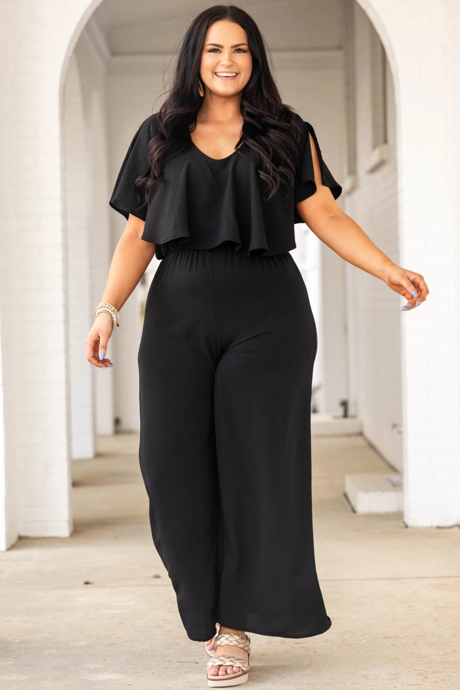 See Me In Greece Jumpsuit, Black 5 See Me In Greece Jumpsuit, Black - Image 3