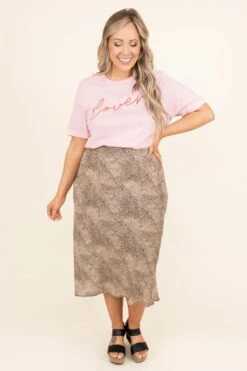 See My Spots Skirt, Taupe 11 See My Spots Skirt, Taupe -Chic Soul Store SeeMySpotsSkirt Taupe 8684