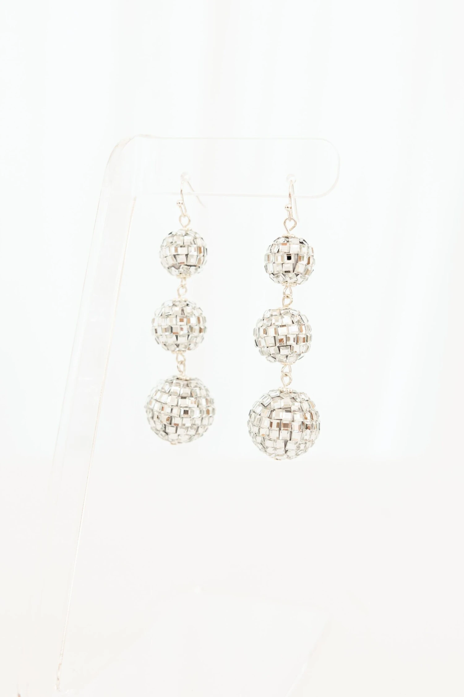 See You At The Disco Earrings, Silver 6 See You At The Disco Earrings, Silver - Image 4