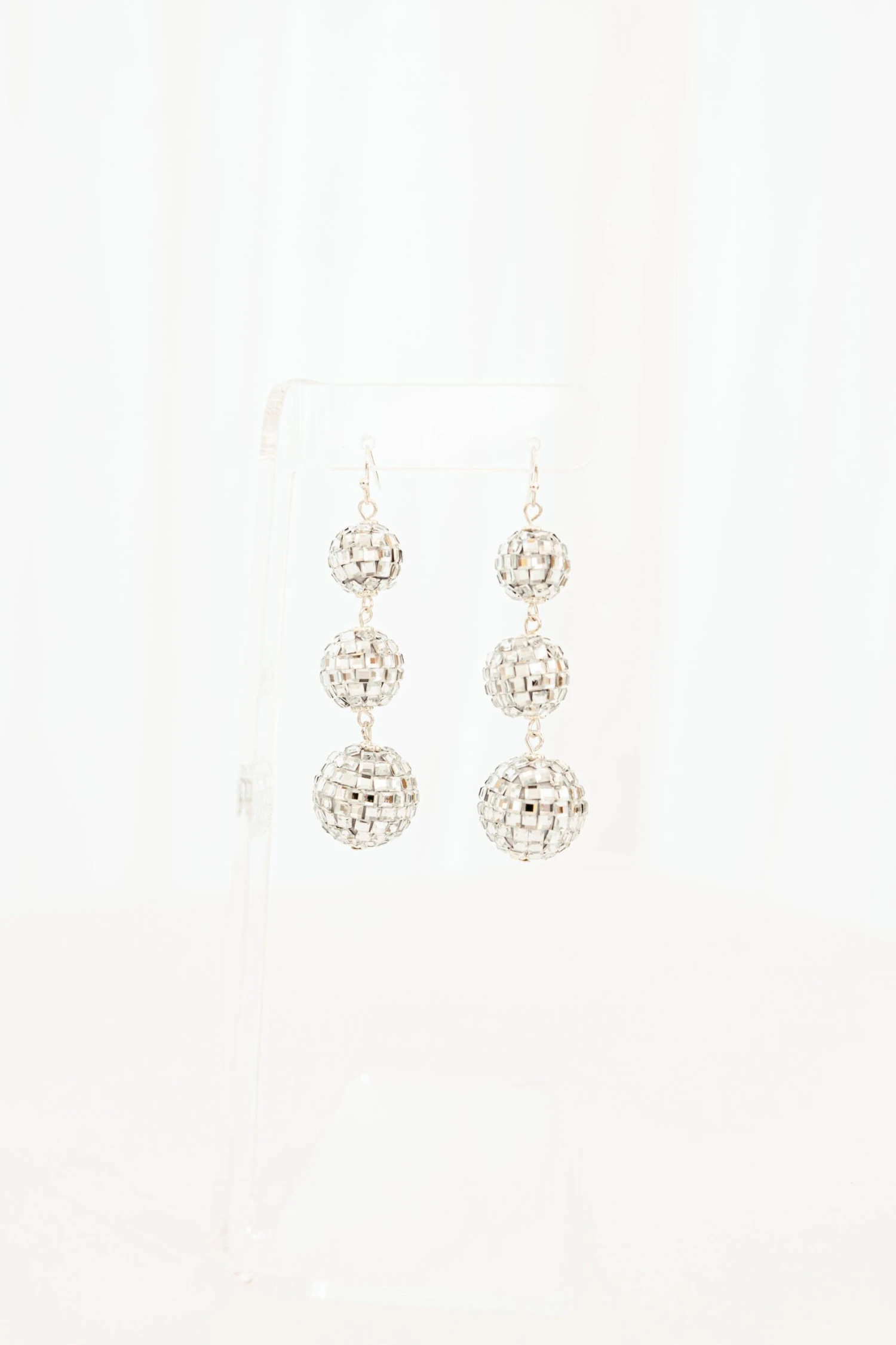 See You At The Disco Earrings, Silver 5 See You At The Disco Earrings, Silver - Image 3