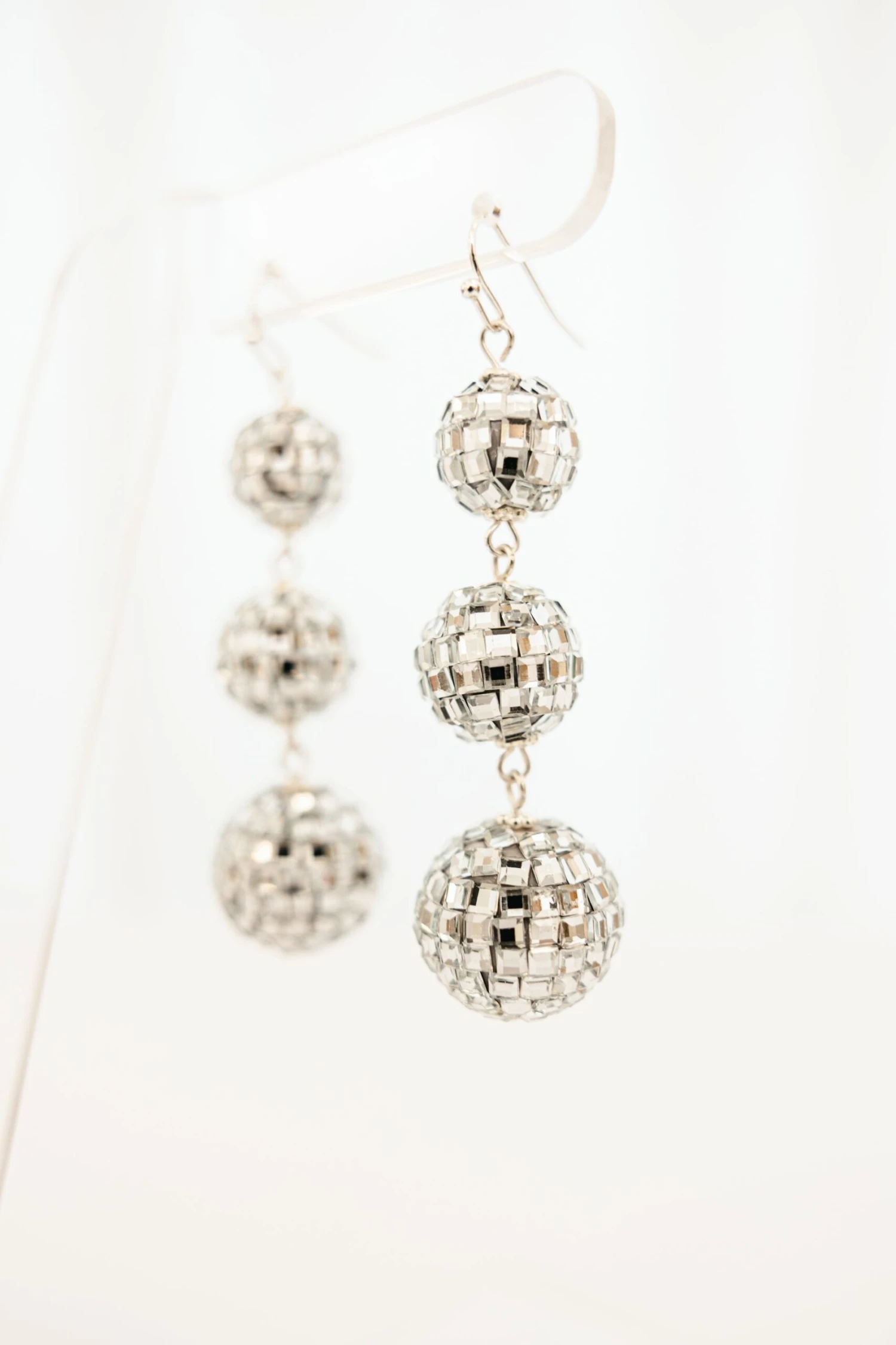 See You At The Disco Earrings, Silver 4 See You At The Disco Earrings, Silver - Image 2