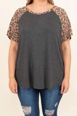 See You Never Top, Charcoal -Chic Soul Store SeeYouNeverTop Charcoal 8862