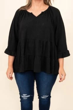 See You Tonight Top, Black -Chic Soul Store SeeYouTonightTop Black 2