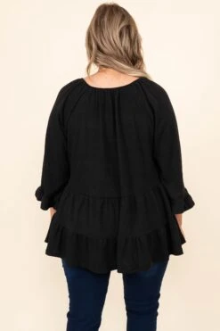 See You Tonight Top, Black -Chic Soul Store SeeYouTonightTop Black