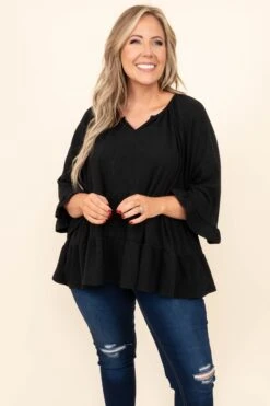 See You Tonight Top, Black