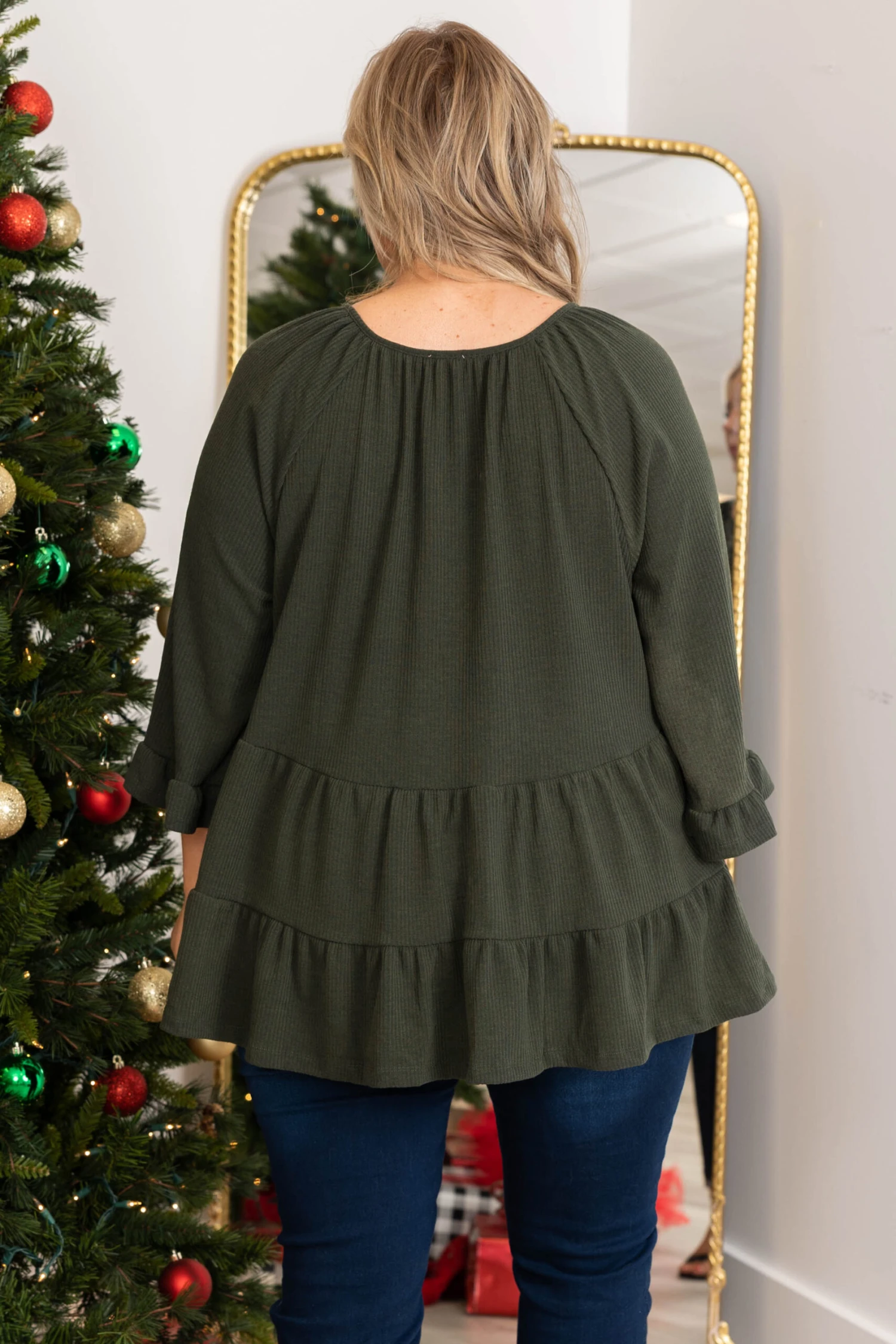 See You Tonight Top, Olive 7 See You Tonight Top, Olive - Image 5