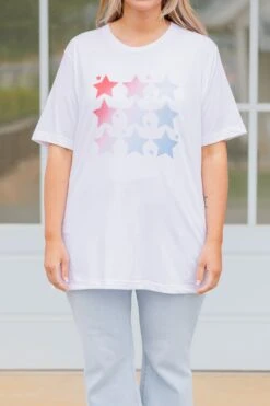 Seeing Bright Stars Tee, White 11 Seeing Bright Stars Tee, White -Chic Soul Store SeeingBrightStarsTee White 3